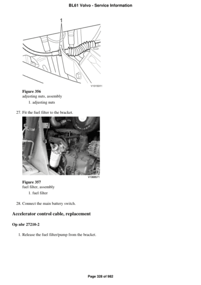 Volvo Bl61 Backhoe Loader Service Repair Manual - Image 2