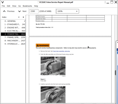 Volvo Ec210c Excavator Brakes Service Repair Manual - Image 2