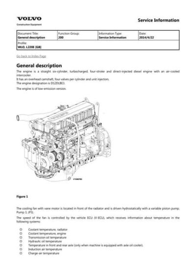 Volvo Ec290 Ec290 Lc Excavator Service Parts Manual Download - Image 3