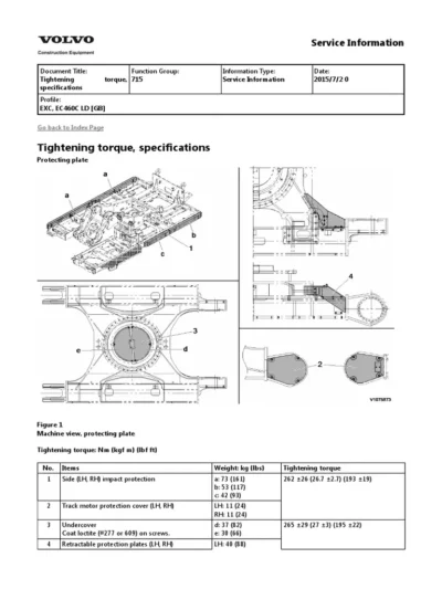 Volvo Ec460c Ld Ec460cld Excavator Service Manual - Image 2