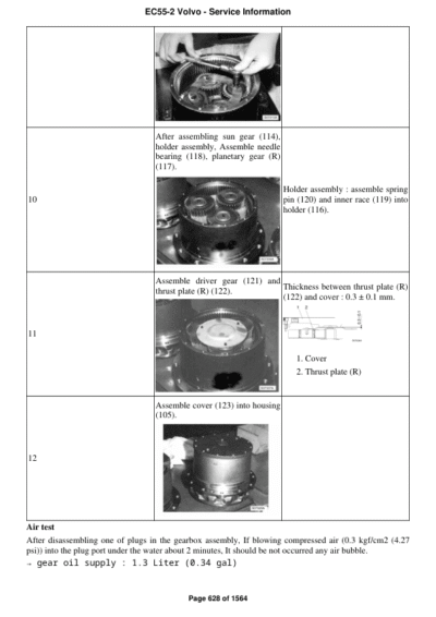 Volvo Ec55-2 Compact Excavator Service Manual - Image 2