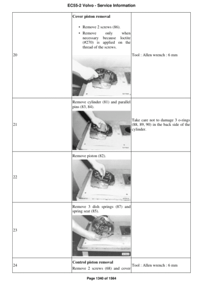 Volvo Ec55-2 Compact Excavator Service Parts Catalog Manual - Image 3