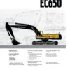 Volvo Ec650 Excavator Service Parts Manual