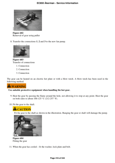 Volvo Ec650 Excavator Service Repair Manual - Image 3