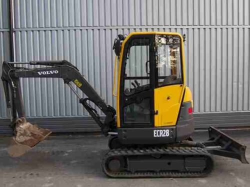 Volvo Ecr28 Compact Excavator Service Catalogue Manual