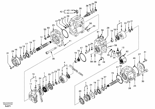 Volvo Ew170 Ew180 Excavator Service Parts Catalog Manual