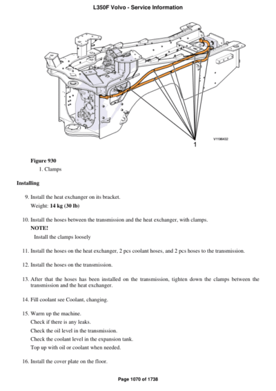 Volvo L350f Wheel Loader Service Repair Manual - Image 2