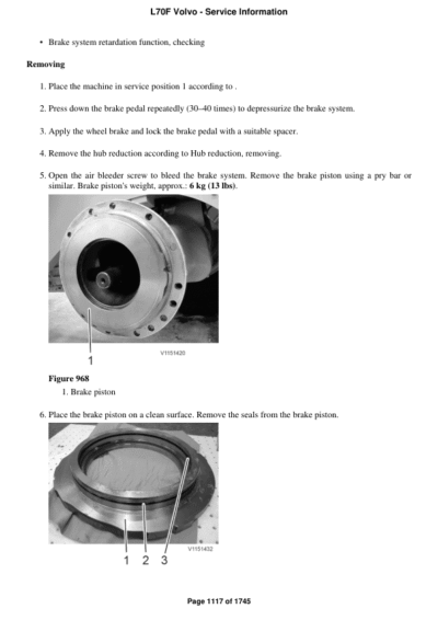 Volvo L70F Wheel Loader Engine Service Manual - Image 2