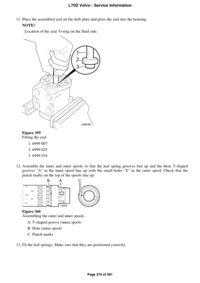 Volvo L70d Wheel Loader Service Repair Manual Download - Image 2