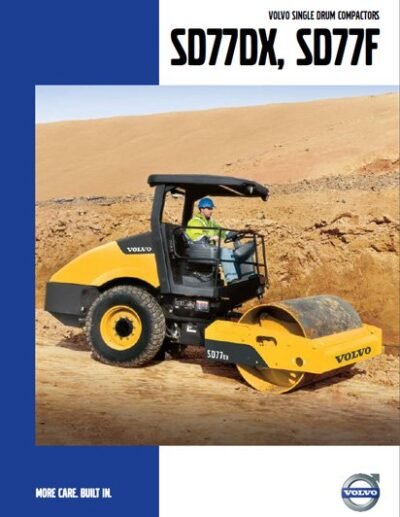 Volvo SD77DX Soil Compactor Service Parts Catalog Manual