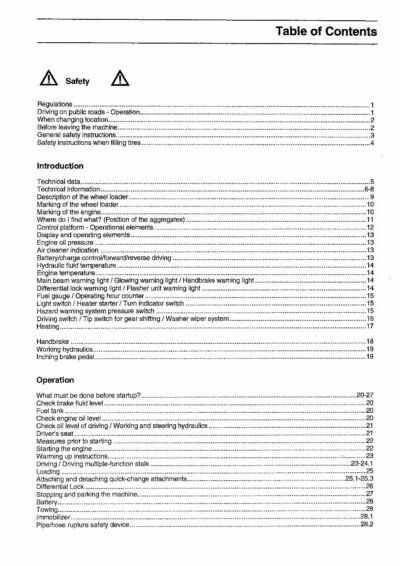 Volvo Zl402c Compact Wheel Loader Service Manual - Image 3
