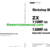Hitachi ZX110MF-5G, ZX130-5G, ZX138MF-5G Excavator Service Repair Manual