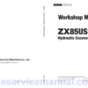 Hitachi ZX85US-6 Excavator Service Repair Manual