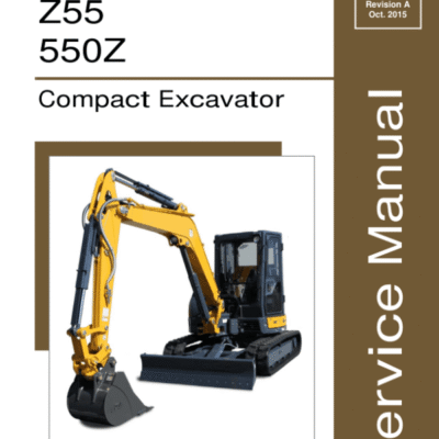 Cart Gehl Z55, Mustang 550Z Compact Excavator Repair Service Manual