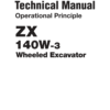 Hitachi ZX140W-3 Wheel Excavator Service Repair Manual