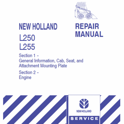 Cart New Holland L255 Skid Steer Loader Master Parts Manual
