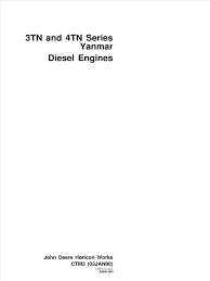 John Deere 220 Diesel Engines Repair Technical Manual (CTM3)