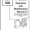 Bobcat 325 328 Excavator Operation Manual