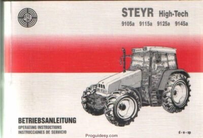 Cnh Case Steyr 9000-Series Tractors Service Manual