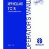 New Holland Tc18 Tc18d Tc21 Operator Maintenance Manual