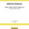 New Holland W50c W60C Tier4 Wheel Loader Service Manual