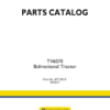 New Holland Tv6070 Bidirectional Tractor Parts Catalog Manual