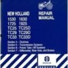 New Holland 1925 Tc25 Tc25D Tractors Service Manual