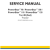 New Holland Powerstar 90 100 110 120 Tractor Operators Manual