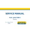 New Holland 7630 8030 Tier 3 Tractor Service Manual