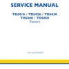 New Holland Td5010 Td5020 Td5030 Tractors Service Manual