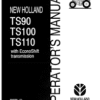 New Holland Ts90 Ts100 Ts110 Tractor Service Manual