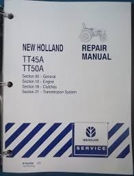 Cart New Holland Tt45a Tt50a Tractors Service Repair
