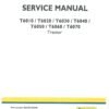 New Holland Tractors T6050 T6060 T6070 Service Manual