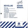 New Holland Tc18 Tc21d Tc24d Tractors Service Manual