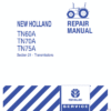 New Holland Tn60a Tn70a Tn75a Tractor Parts Catalog Manual