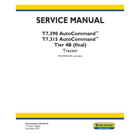 New Holland T7.290 T7.315 Autocommand Tractor Tier 4b Operator Manual New Holland T7.290 T7.315 Autocommand Tractor Tier 4b Operator Manual - Image 2