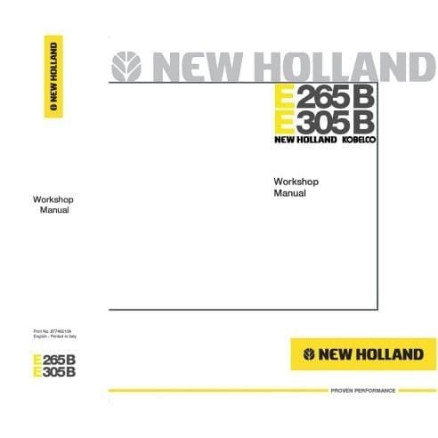 New Holland E305b specs Service Manual New Holland E305b specs Service Manual - Image 3