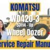 Komatsu WD420-3 Wheel Dozer Repair Manual