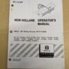 New Holland 60co 60 Rotary Broom Tractor Operators Manual