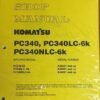 Komatsu PC340-6K Hydraulic Excavator Repair Manual