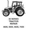 New Holland 35 Series 4835 5635 Tractor Repair Manual
