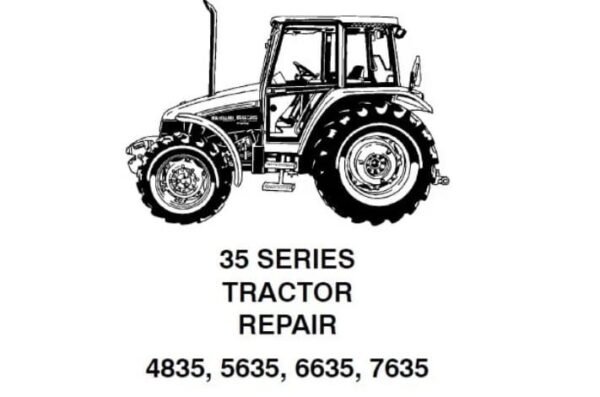 New Holland 35 Series 4835 5635 Tractor Repair Manual