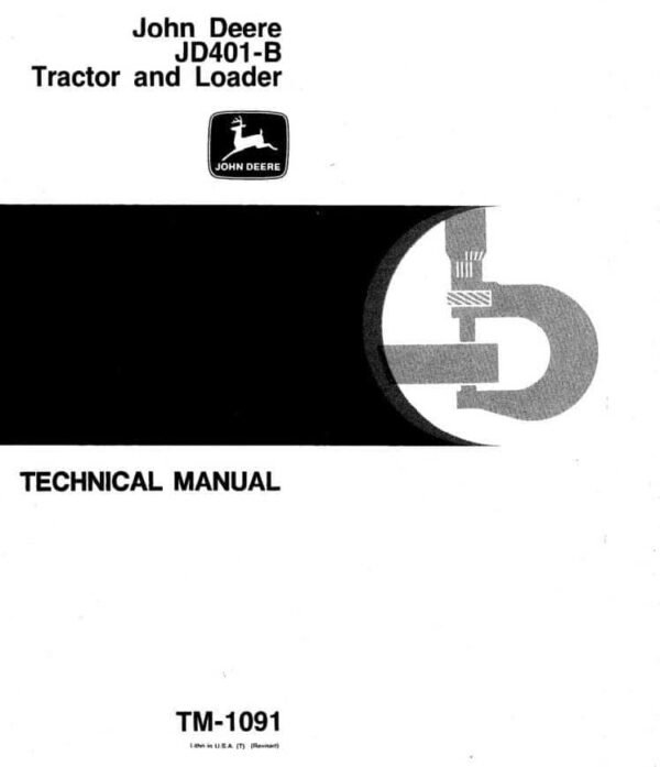 tm1091-1.jpg John Deere 401B Utility Tractor Technical Service Manual