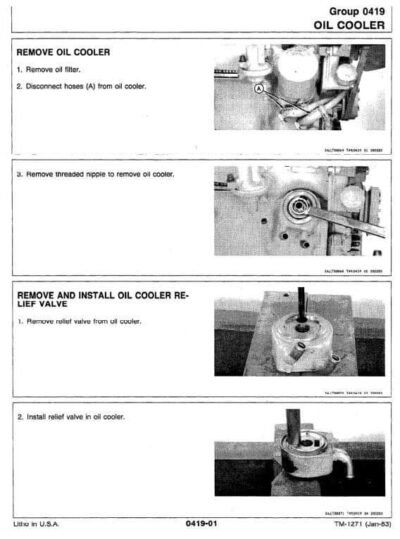 John Deere 401D Utility Tractor Service Repair Manual - Image 2