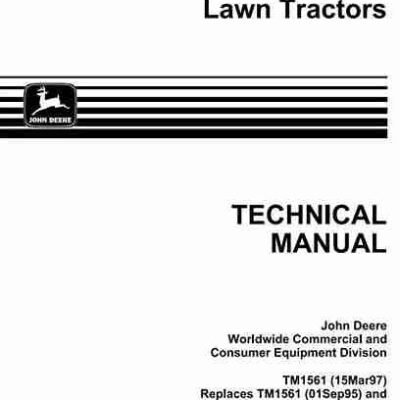 John Deere STX30D Riding Lawn Repair Manual
