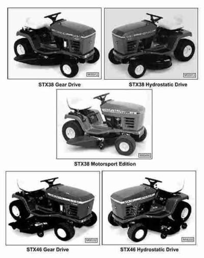 John Deere STX30D Riding Lawn Repair Manual - Image 4