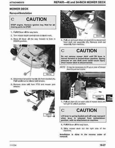 John Deere 325 345 Lawn and Garden Service Manual - Image 2