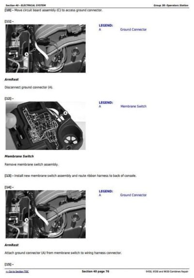 John Deere 9450 9650 Combines Service Repair Technical Manual - Image 4