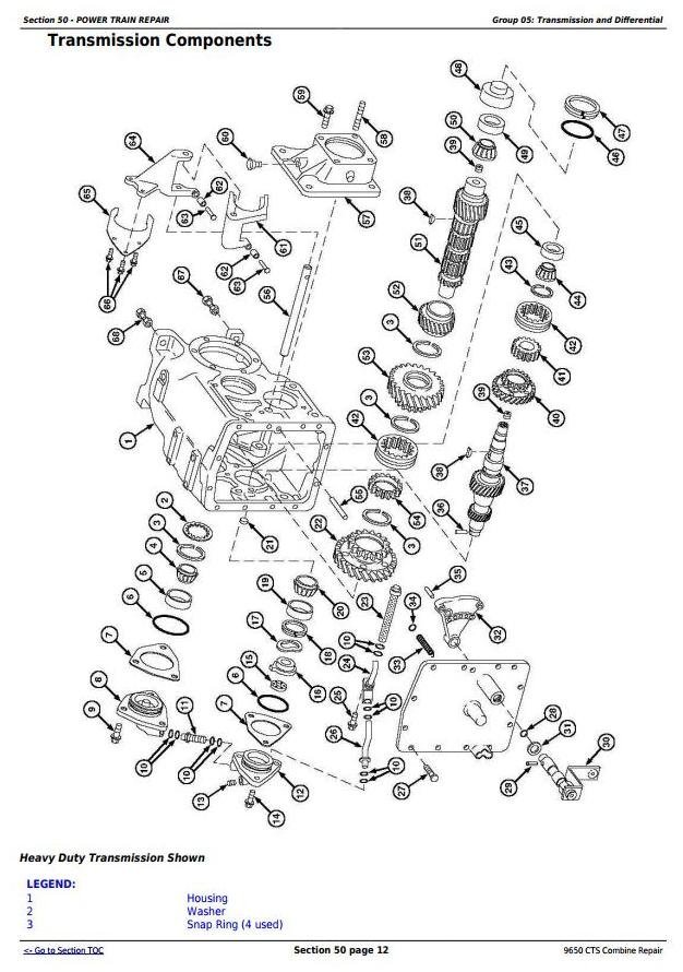 John Deere 9650CTS Combine Service Repair Technical Manual John Deere 9650CTS Combine Service Repair Technical Manual - Image 4