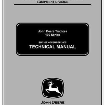 John Deere 102 155C 190C Lawn Tractor Service Manual